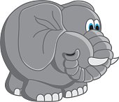 small cartoon elephant