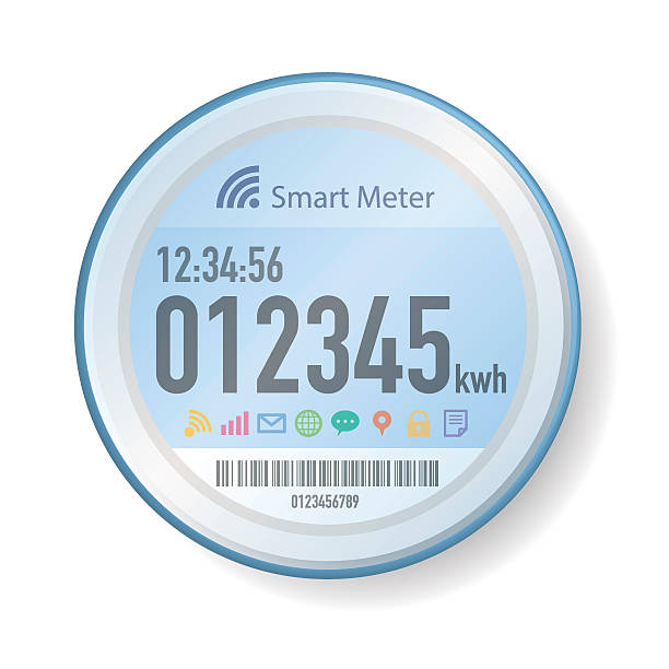 Smart Meter Illustration Smart Meter Illustration smart meters stock illustrations