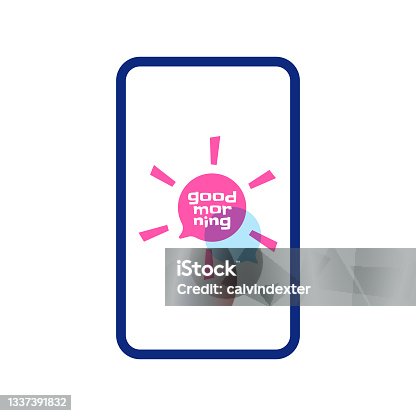 istock Smart phone speech bubble and design element 1337391832