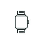 Smart Watch Line Icon