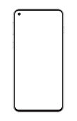 istock Smartphone, Mobile Phone In Black Color, Realistic Vector Illustration 1322403565