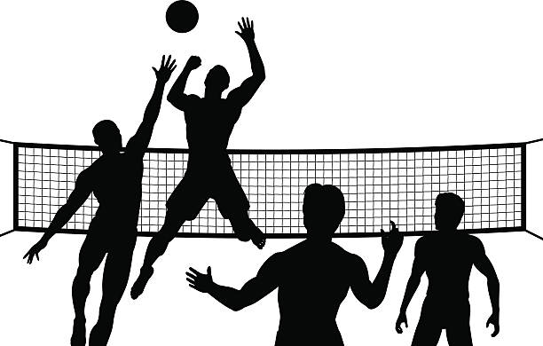 Royalty Free Volleyball Net Clip Art, Vector Images & Illustrations ...