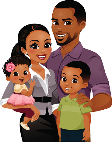 Download Smiling Family Stock Illustration - Download Image Now ...