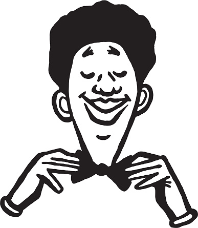 Smiling Man with Bowtie
