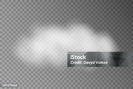 istock Smoke or cloud vector stock image 1291379465