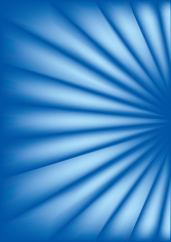 Smooth Blue Fabric Pleats Abstract Background