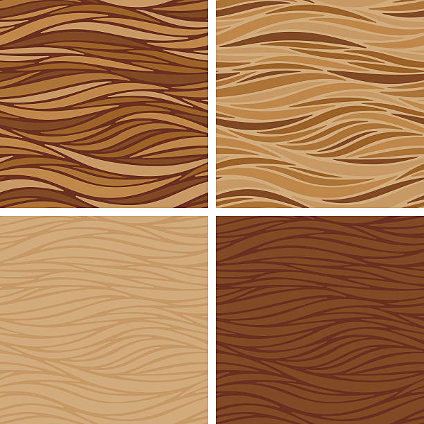 Smooth Stripes Coffee Textures - Seamless Seamless background textures in 4 coffee colored variations. chocolate designs stock illustrations