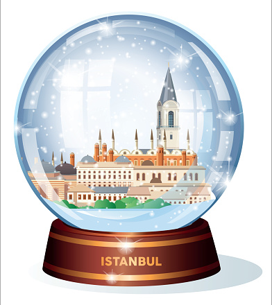 Snow Globe And istanbul