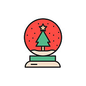 istock Snow globe icon 1294826841