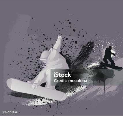istock Snowboarding design 165790134
