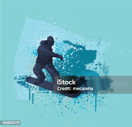 istock Snowboarding Design 165802479