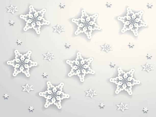snowflakes - mitrovic stock illustrations