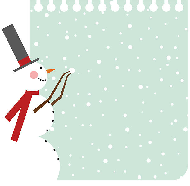 Snowman background Snowman. Please see some similar pictures in my lightboxs: office borders stock illustrations