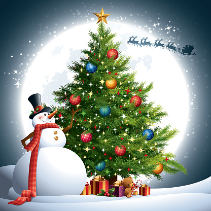 Snowman - Christmas Tree