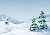 istock Snowy Winter Landscape 859592740