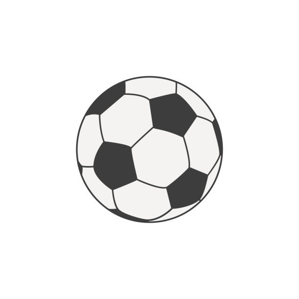 stockillustraties, clipart, cartoons en iconen met voetbal - voetbal
