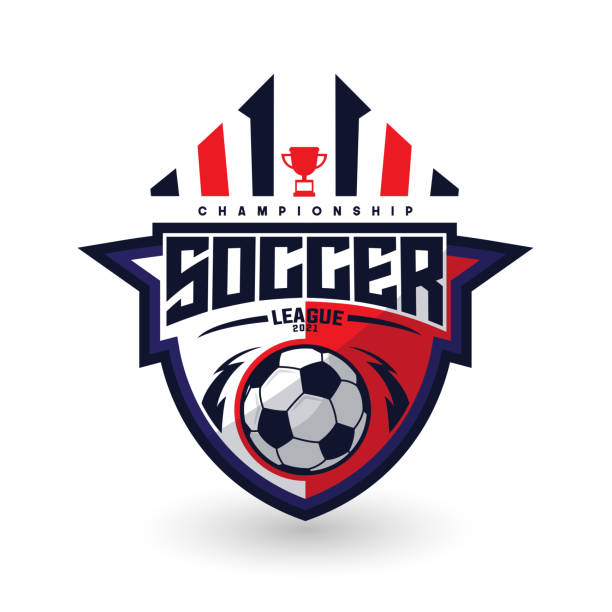 Soccer Football Badge Soccer Football Badge Design Templates | Sport Team Identity Vector Illustrations isolated on white Background mountain ridge stock illustrations