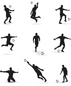 Soccer Players Illustration.