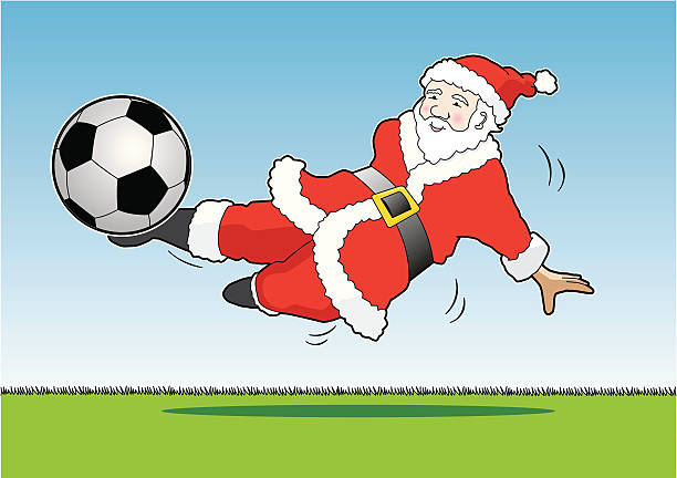 Royalty Free Christmas Football Clip Art, Vector Images & Illustrations
