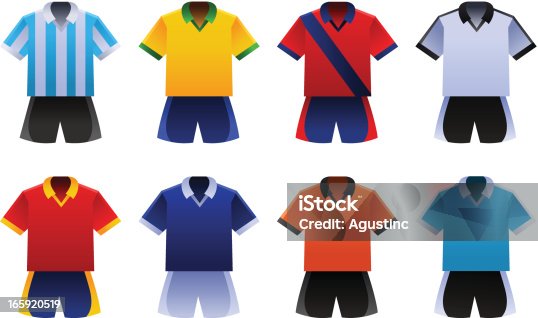 istock Soccer World Cup Uniforms 165920519