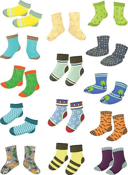 Sock Clip Art, Vector Images & Illustrations - iStock