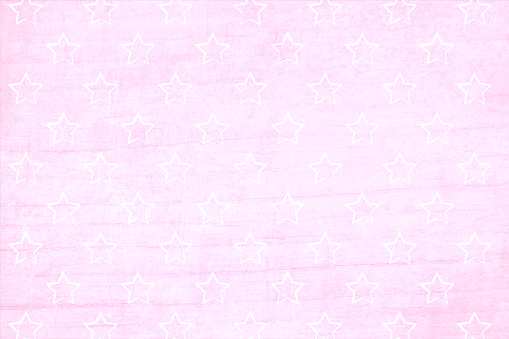 Soft pink and white coloured wooden texture vector backgrounds with symmetrical pentagram star shaped stamping all over