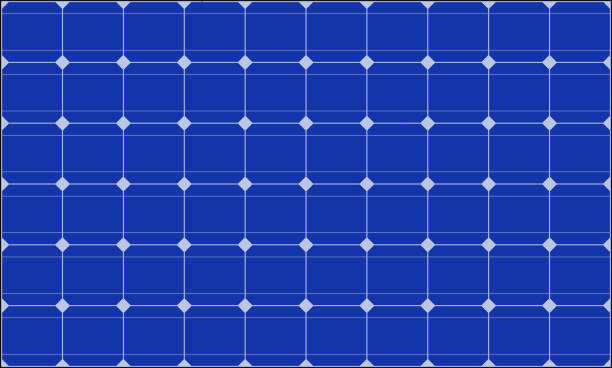illustrazioni stock, clip art, cartoni animati e icone di tendenza di pannelli solari. modello senza soluzione di continuità della batteria. - pannelli fotovoltaici