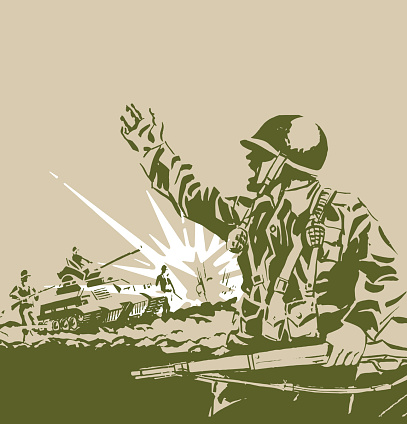Soldier on a Battlefield