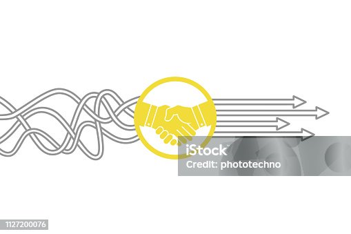 istock Solution Concepts with Handshake 1127200076