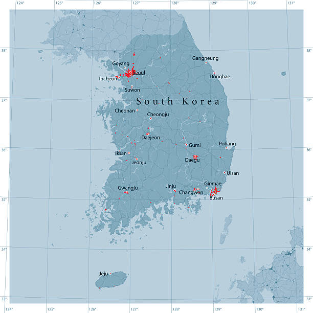 Map of busan south korea