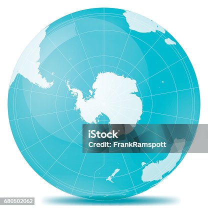 istock South Pole Planet Earth Blue White 680502062