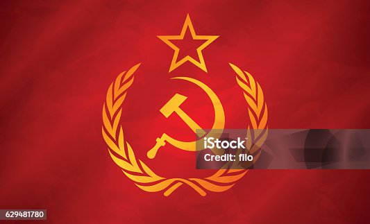 istock Soviet Union Flag Concept 629481780