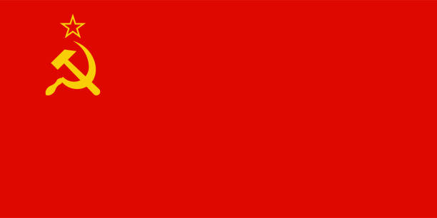 советский союз флаг графический дизайн фона. - russian army stock illustrations