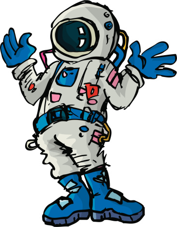Space Man Stock Illustration - Download Image Now - iStock