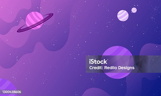 istock space with Planets background 1300438606