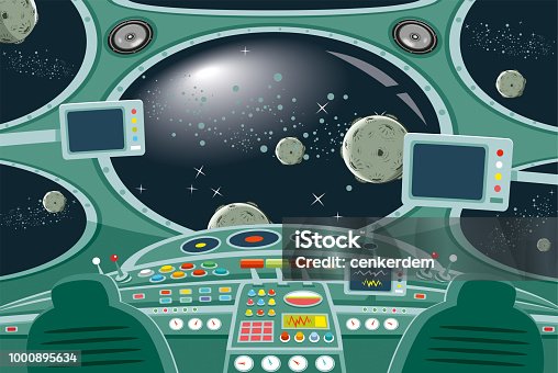 istock Spaceship interior 1000895634