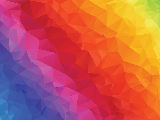 spectrum rainbow background vector art illustration