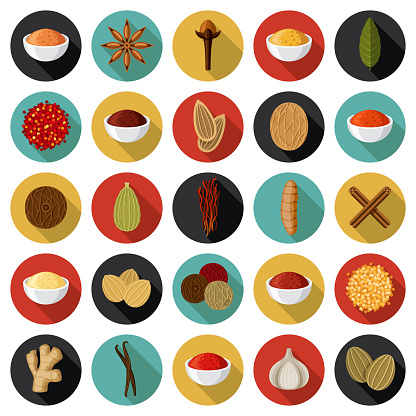 Spices Icon Set