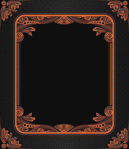 An ornate frame perfect for Halloween. (SVG and Large Jpg included.)