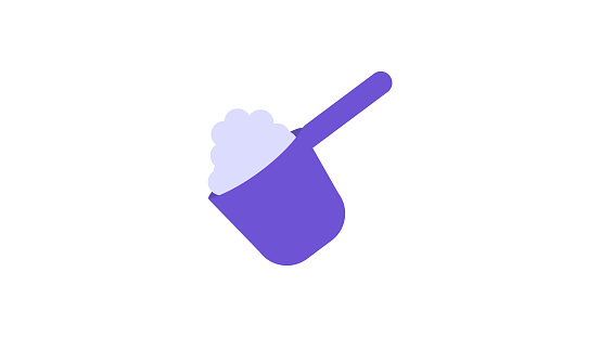 Spoon of detergent icon