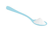 istock Spoon with salt or sugar 1296068742