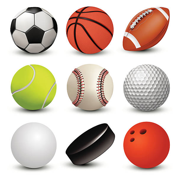 Sport balls Sport balls on white background. Vector illustration sports ball stock illustrations