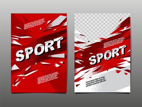 sport Layout , template Design, Abstract Background, Dynamic Poster, Brush Speed Banner, grunge ,Vector Illustration.
