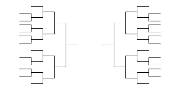 Sport tournament bracket championship template vector art illustration