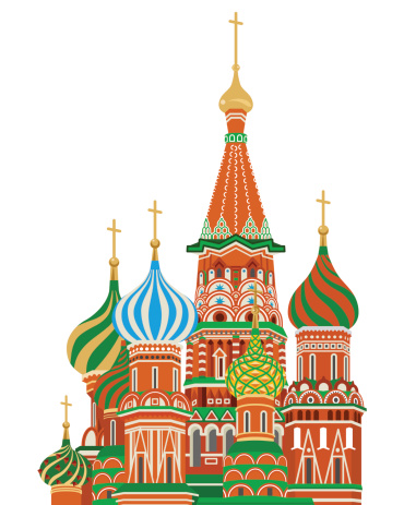 St. basil cathedral,Isolated