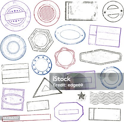 istock Stamps set 482366107