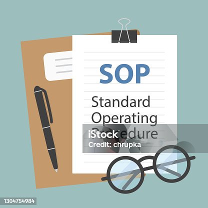 istock SOP Standard Operating Procedure document text 1304754984