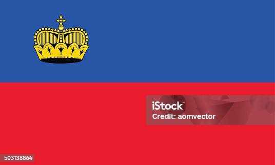 istock Standard Proportions for Liechtenstein Flag 503138864