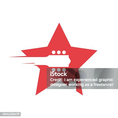 istock Star Music House Vector symbol Design. 1344220479