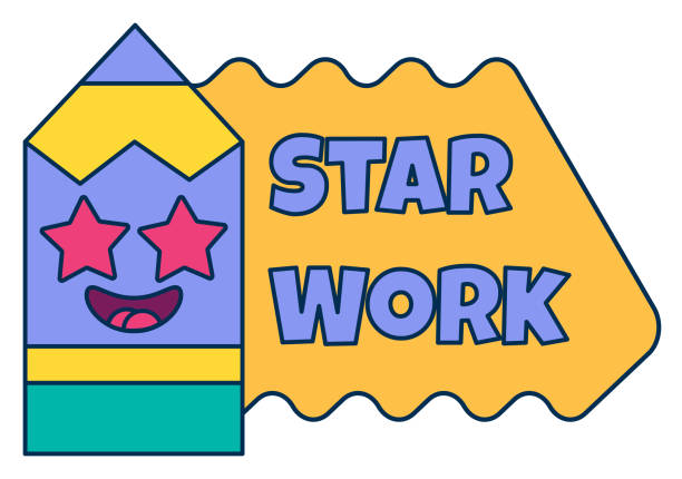 70 Personalised Reward Teacher Stickers Great work Merit School Star 446 